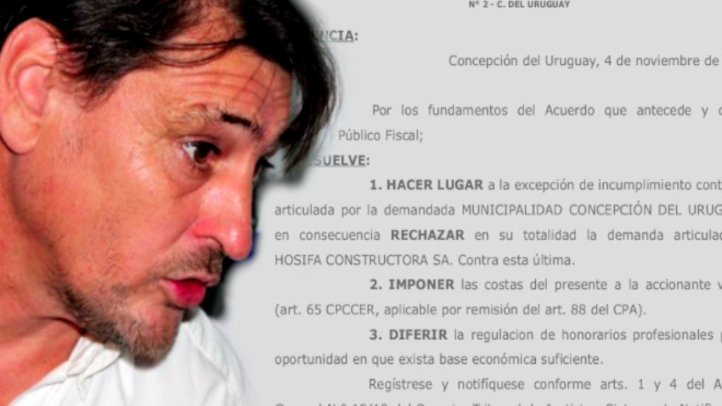 Farías perdió el juicio contra la municipalidad por casi medio millón de dólares