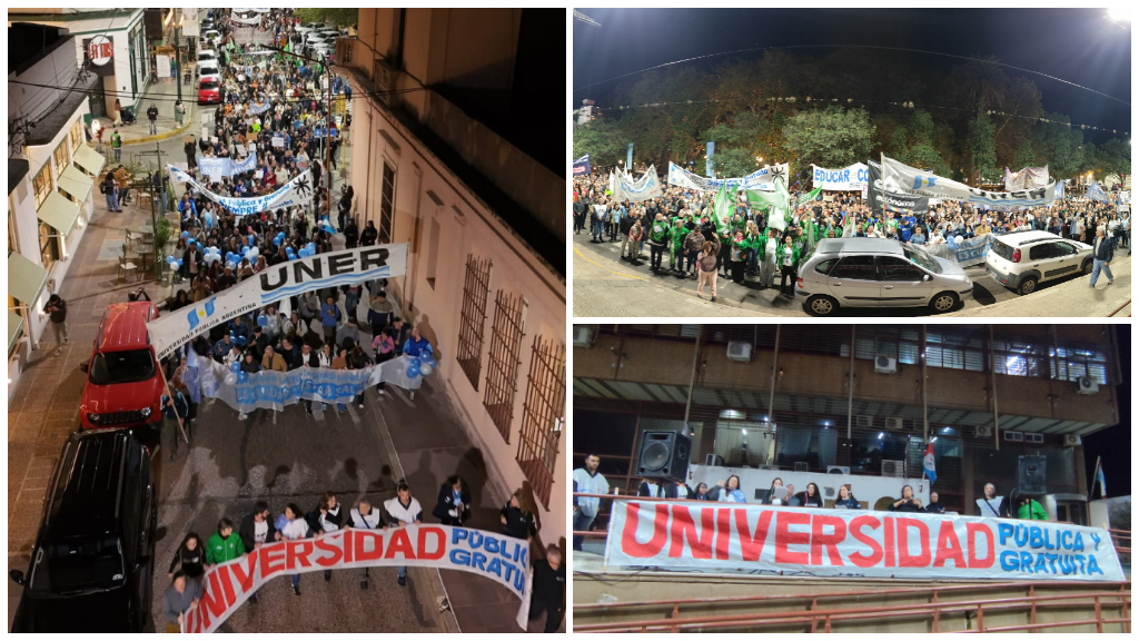 “Universidad pública siempre”