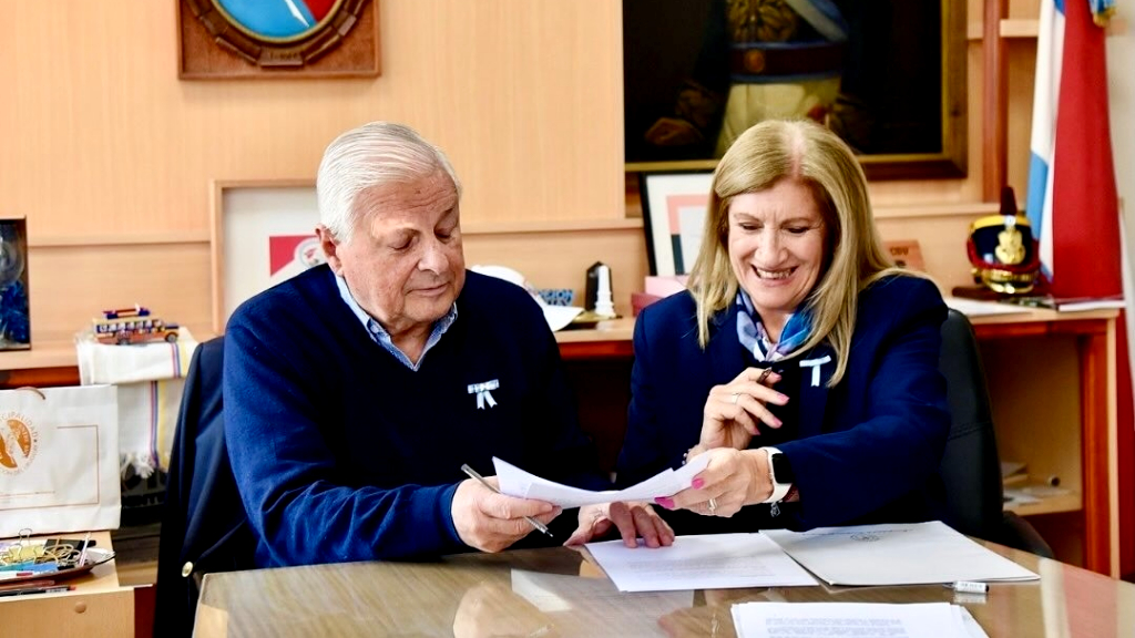 Lauritto con Rosario Romero
