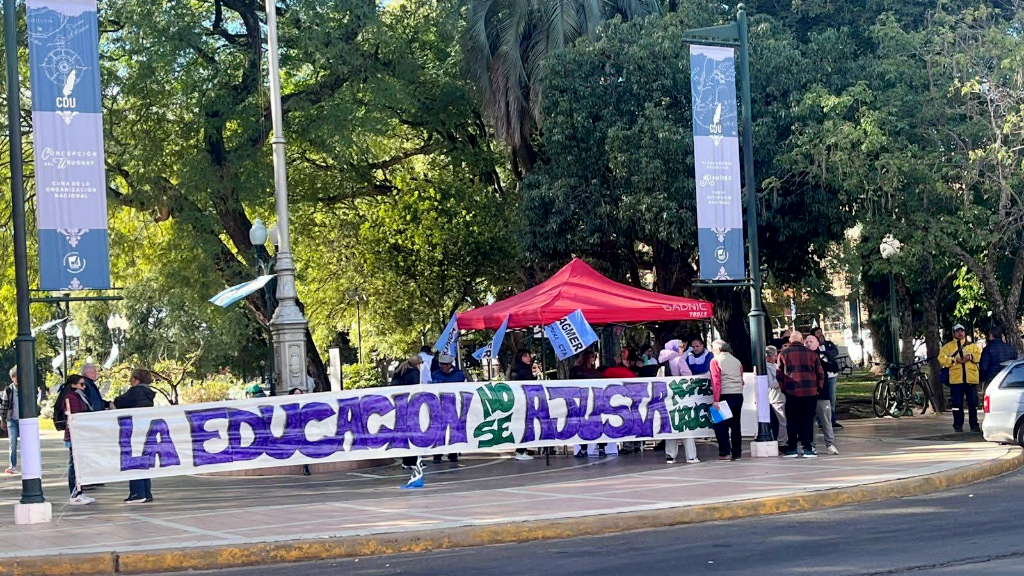 AGMER reforzó la campaña contra la reforma 