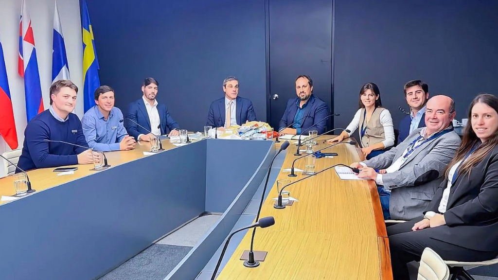 Michel llevó a los arroceros entrerrianos con representantes de la Unión Europea