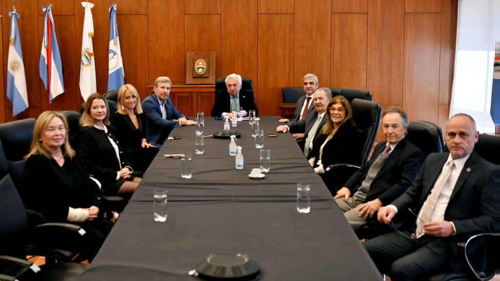 Frigerio analizó con el STJ presupuesto y nuevos juzgados