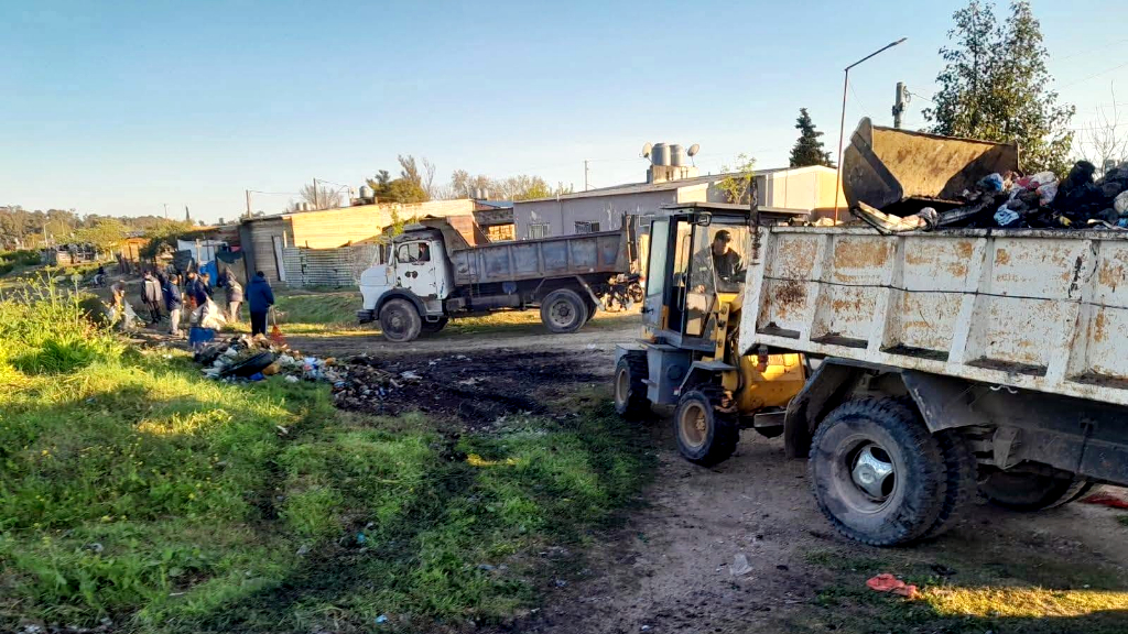 Concluyeron la limpieza del basural San Isidro