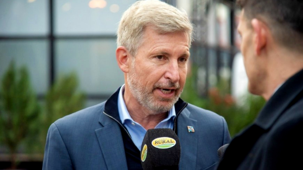 Frigerio respaldó a Milei