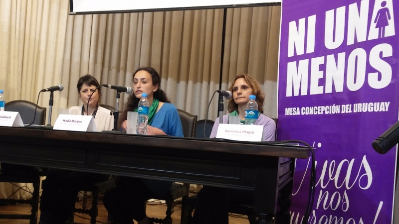Gaillard, Burgos y Magni se comprometieron en cuestiones de Género