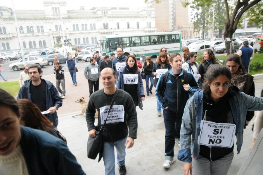 Periodistas reclamaron en Paraná la aplicación del Convenio Colectivo de Trabajo