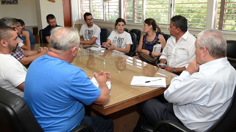 Lauritto recibió a trabajadores de INTI y a delegados de ATE