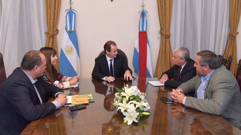 Bordet analizó con Lauritto la marcha de obras en La Histórica
