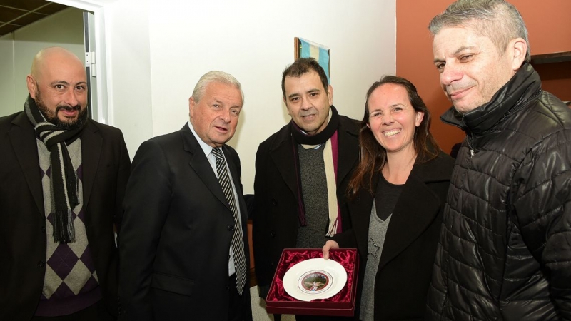 Lauritto y Barberán inauguraron equipamiento y refacciones en mutual municipal