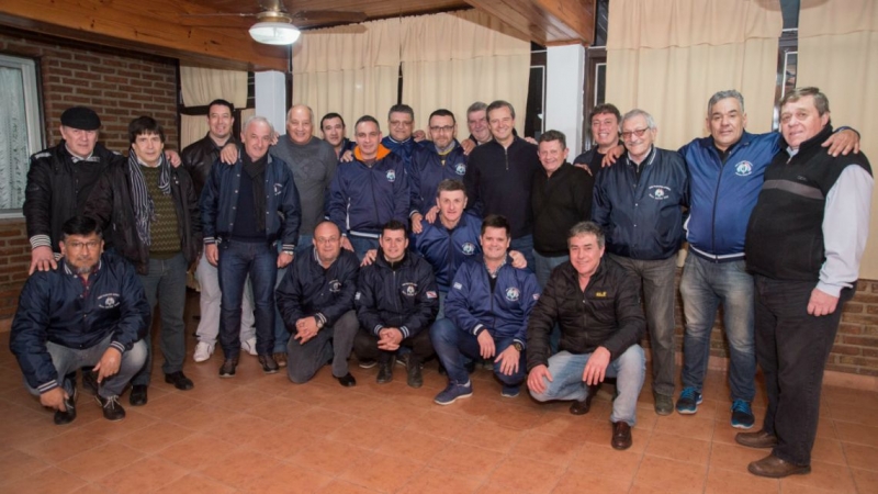 Bahl con los trabajadores del transporte: 