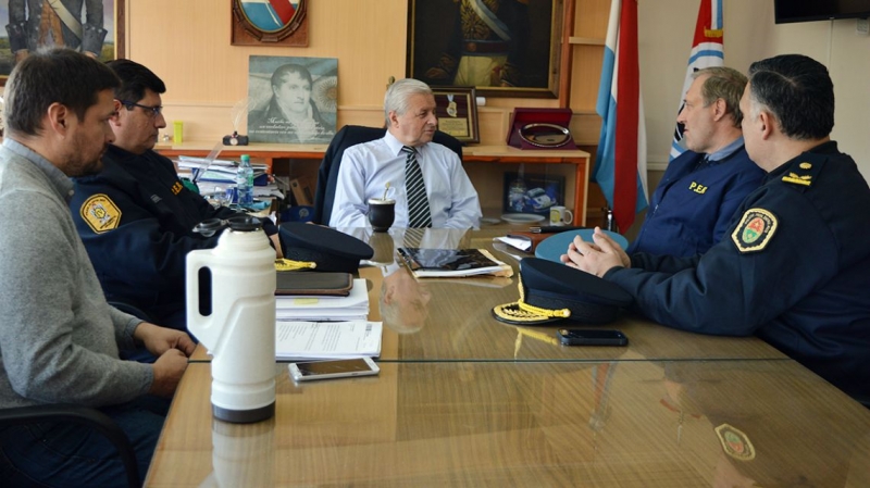 Lauritto recibió al Jefe de Policía de la Provincia