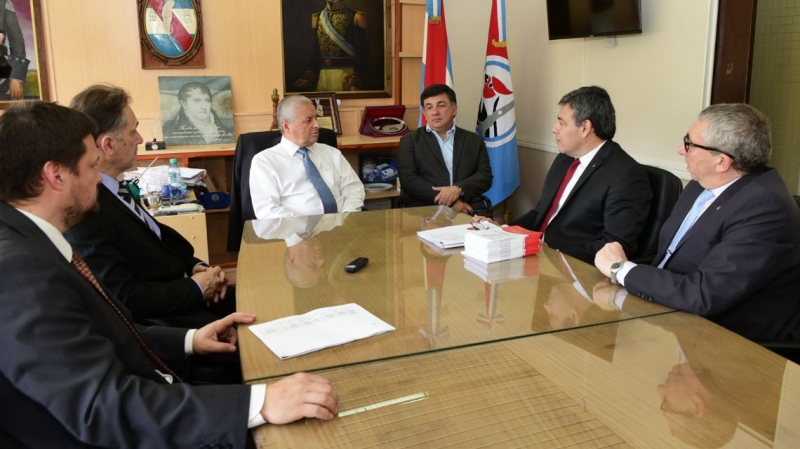 Lauritto recibió al presidente del Colegio de Abogados de Entre Ríos