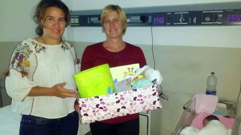 Entregaron ajuar a los bebés nacidos el Día de la Madre