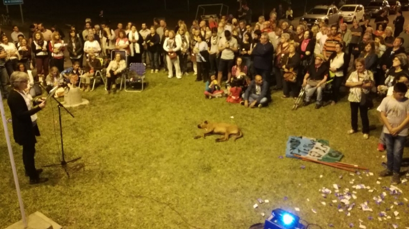 Néstor Kirchner, en Concepción del Uruguay, a ocho años