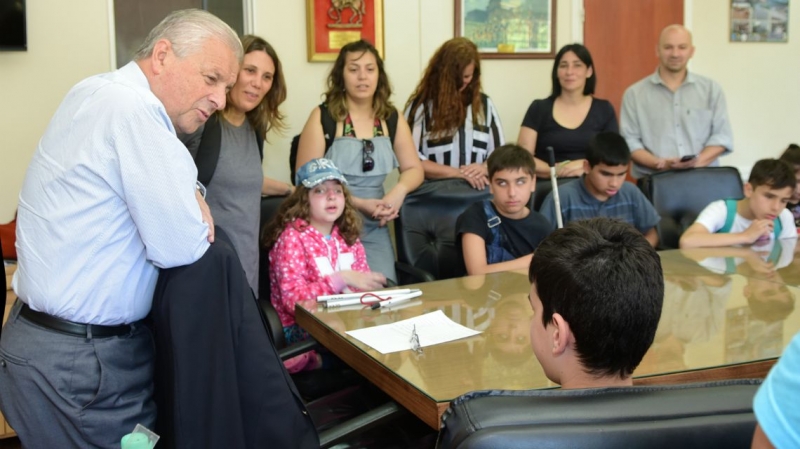 Lauritto recibió a delegación de alumnos ciegos de Ciudad de Buenos Aires