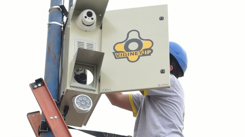 Comenzó la instalación de las nuevas cámaras de seguridad