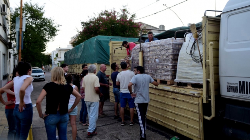 Llegó un importante aporte nacional  para afectados por inundaciones