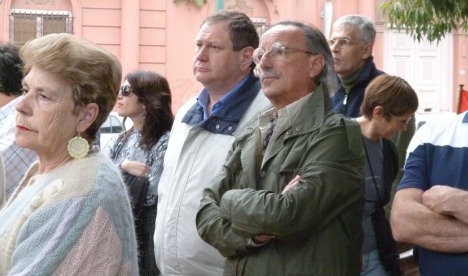 Inauguración del busto en homenaje al ex Presidente Raúl Alfonsín | Imagen: Babel, Valodia Nichajew