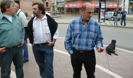 Inauguración del busto en homenaje al ex Presidente Raúl Alfonsín | Imagen: Babel, Valodia Nichajew