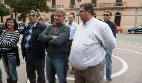 Inauguración del busto en homenaje al ex Presidente Raúl Alfonsín | Imagen: Babel, Valodia Nichajew