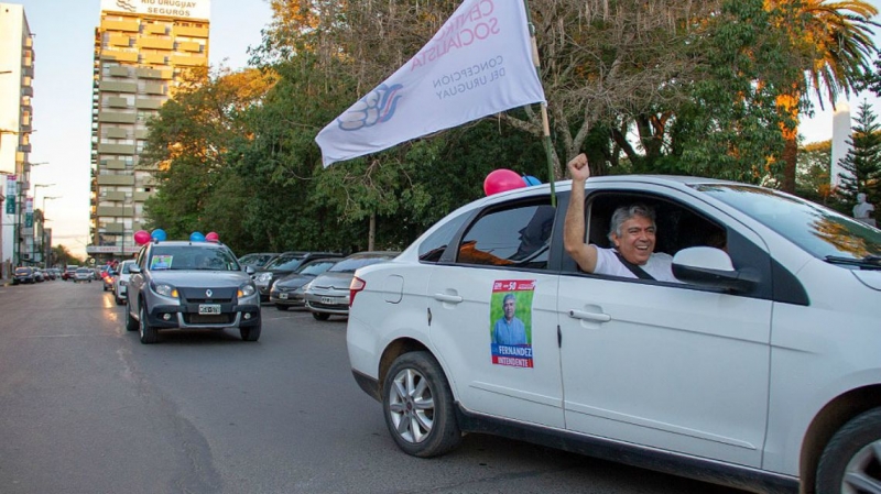 Fernández hizo un pre cierre de campaña