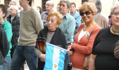 Inauguración del busto en homenaje al ex Presidente Raúl Alfonsín | Imagen: Babel, Valodia Nichajew