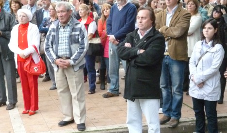 Inauguración del busto en homenaje al ex Presidente Raúl Alfonsín | Imagen: Babel, Valodia Nichajew
