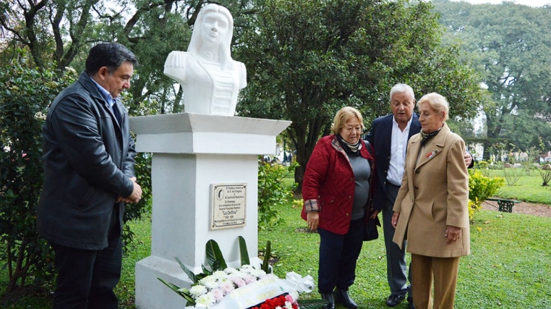 Homenajearon a La Delfina en el 180° aniversario de su muerte