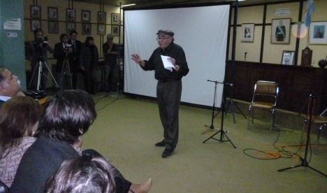 Homenaje a Fidel Baldoni, Humberto Retamar y Darío Morend | Imagen: Babel, Valodia Nichajew