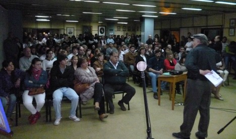Homenaje a Fidel Baldoni, Humberto Retamar y Darío Morend | Imagen: Babel, Valodia Nichajew