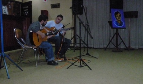 Homenaje a Fidel Baldoni, Humberto Retamar y Darío Morend | Imagen: Babel, Valodia Nichajew