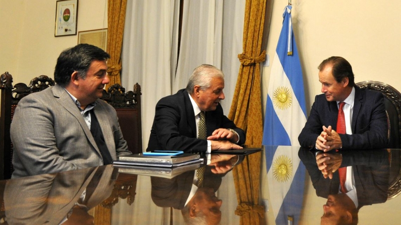 Lauritto y Oliva se reunieron con Bordet y Stratta por la transición