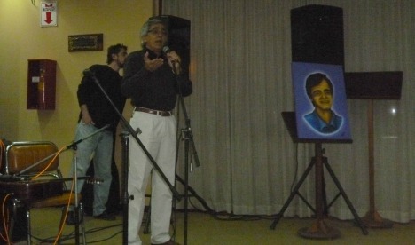 Homenaje a Fidel Baldoni, Humberto Retamar y Darío Morend | Imagen: Babel, Valodia Nichajew