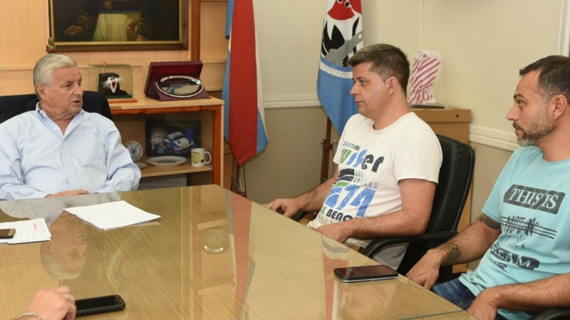 Lauritto recibió al Sindicato de la Alimentación que licita viviendas