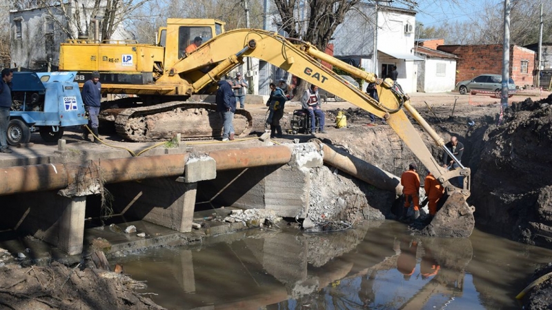 Por obras, el domingo a la madrugada habrá un corte de agua potable