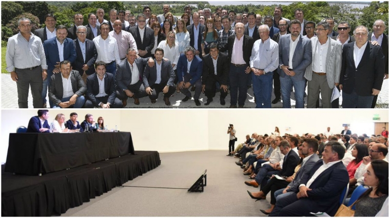 Bordet se reunió con los intendentes del PJ: 
