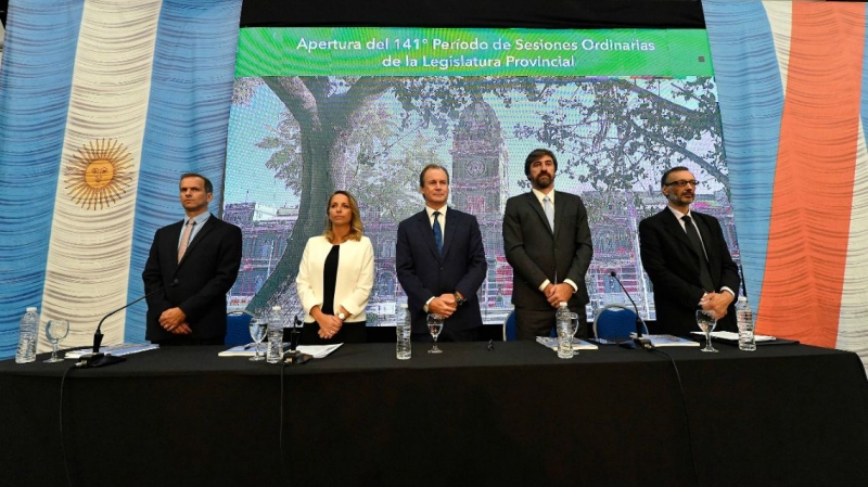 Bordet abrió el año legislativo