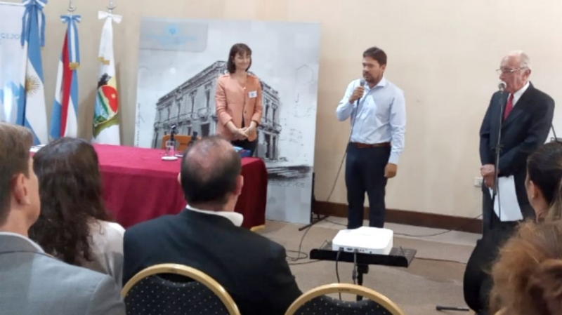 Vales en su primer encuentro formal como Viceintendente