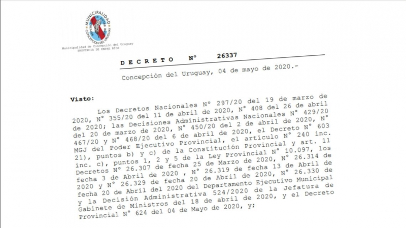 El decreto que flexibiliza el comercio, los oficios y servicios