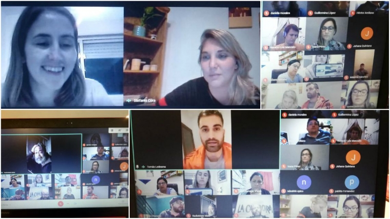 La Cámpora reunió, virtualmente, a sus referentes provinciales