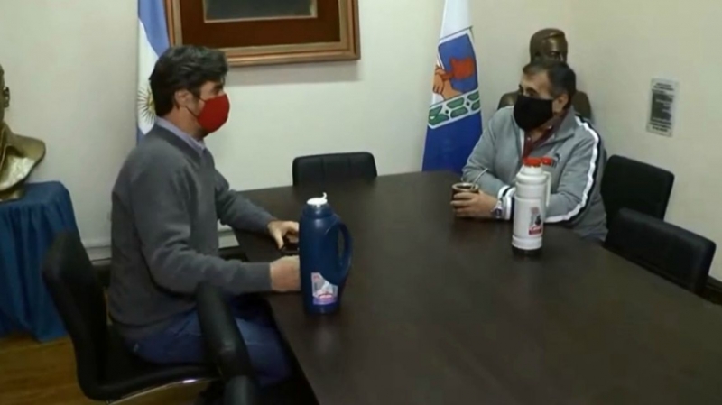 PJ: Cáceres recibió a Giano
