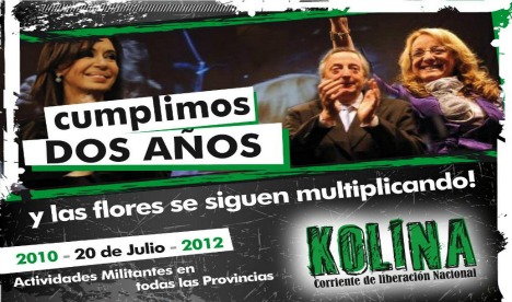 Los Kolina entrerrianos festejan los dos años de la agrupación