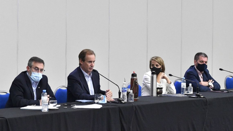 Bordet con la Liga de Intendentes del PJ