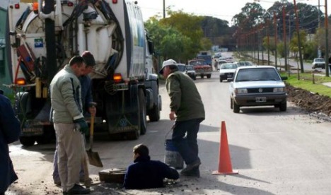 Servicios Sanitarios realiza obras y mejoras en distintos puntos de la ciudad