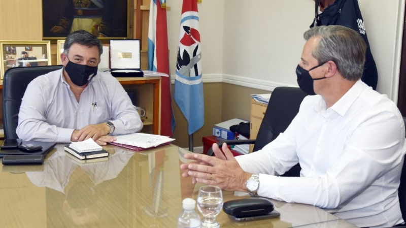Bahl visitó a Oliva y se potencia el puente entre ambos