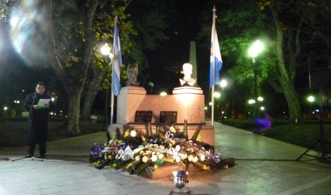 El PJ uruguayense homenajeó a Evita
