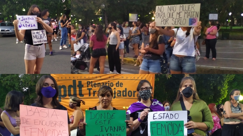 El reclamo por el crimen de Úrsula sonó en territorio uruguayense