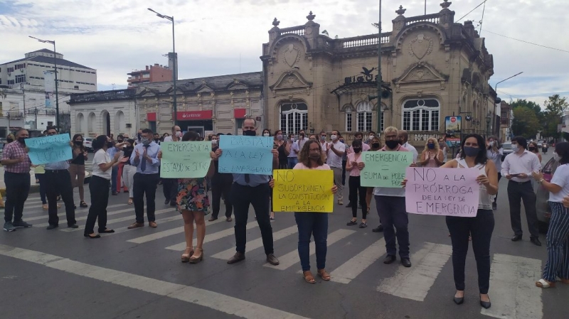 Judiciales iniciaron su plan de lucha por mejoras salariales