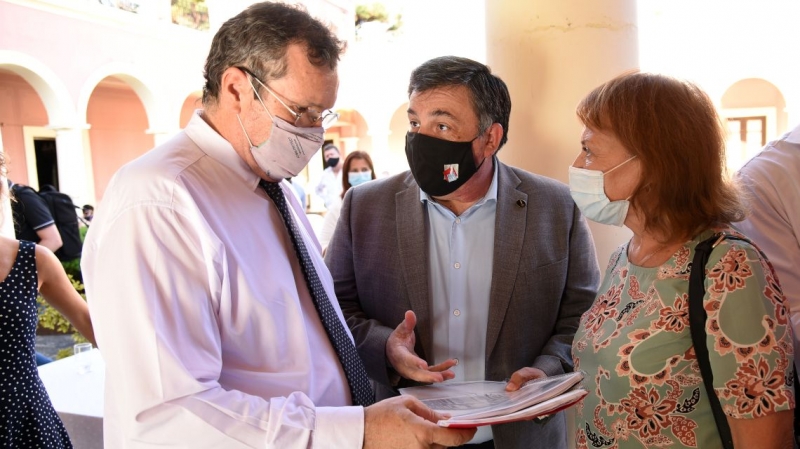 Oliva le pidió a Bauer por la remodelación de la Casa de Urquiza