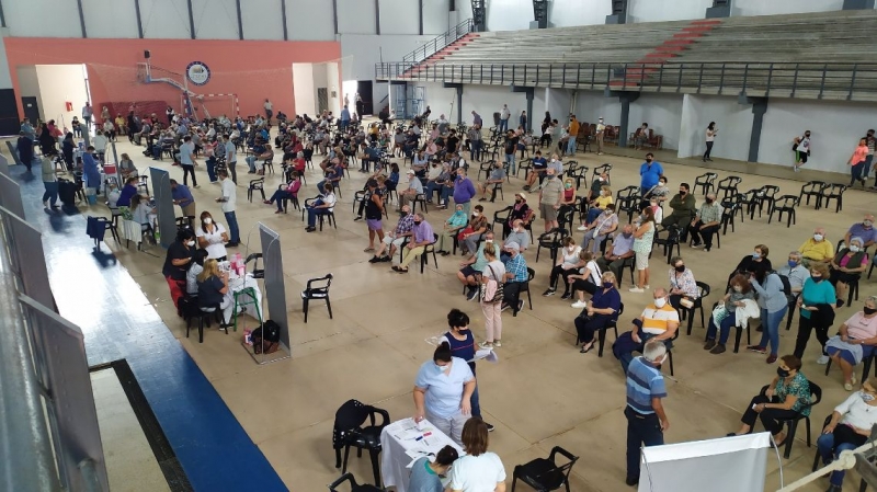 Record de vacunados contra el Coronavirus en La Histórica: 1150 en un día